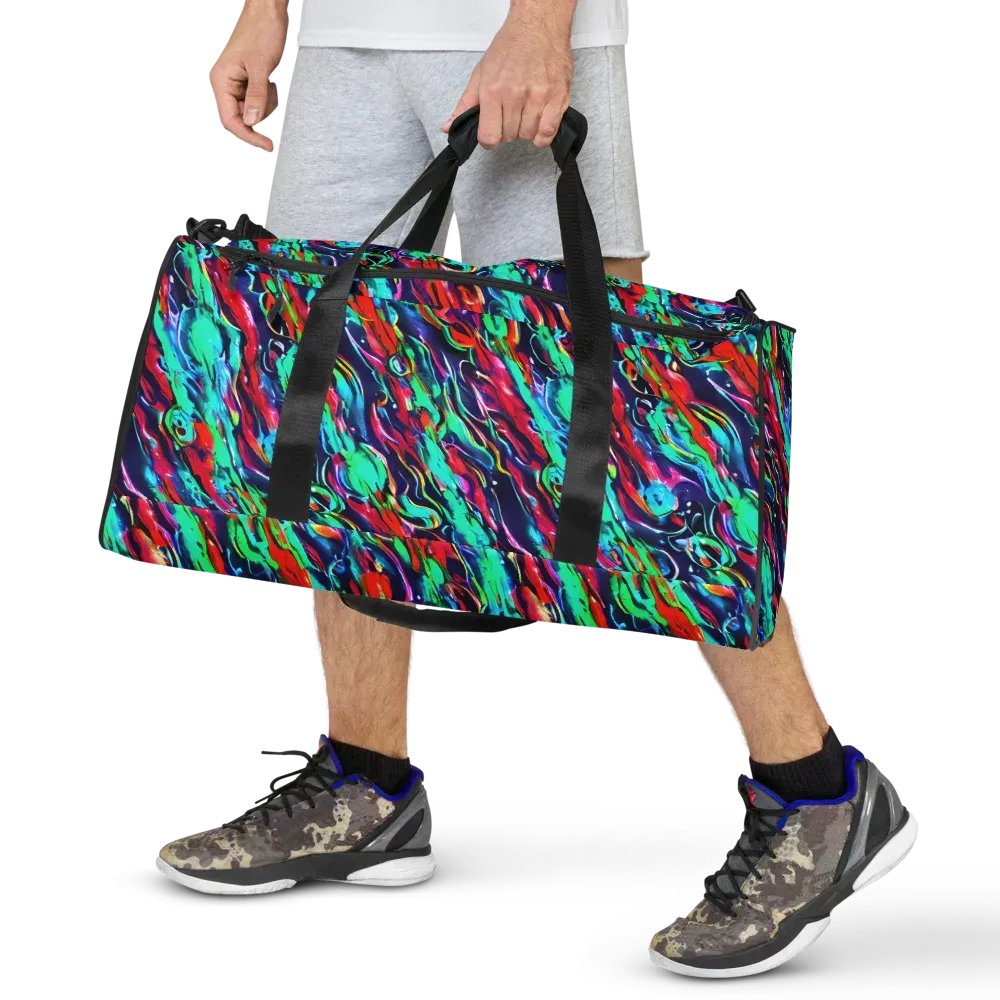 Afterglow Frenzy on Duffle Bag — Front