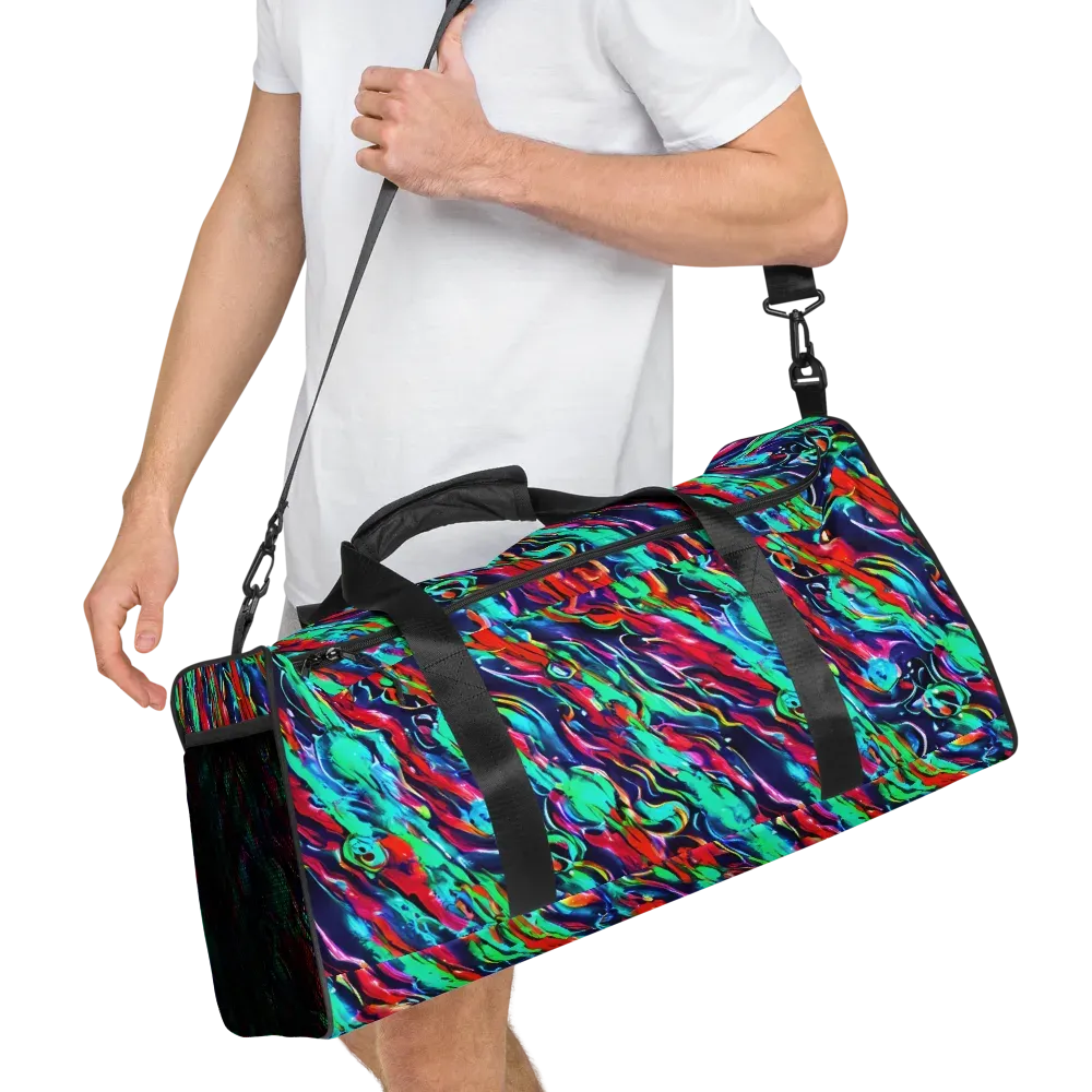 Afterglow Frenzy on Duffle Bag — Right Front