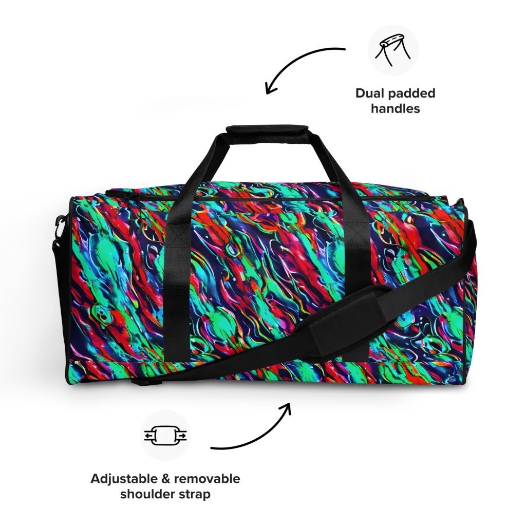 Afterglow Frenzy on Duffle Bag — Front