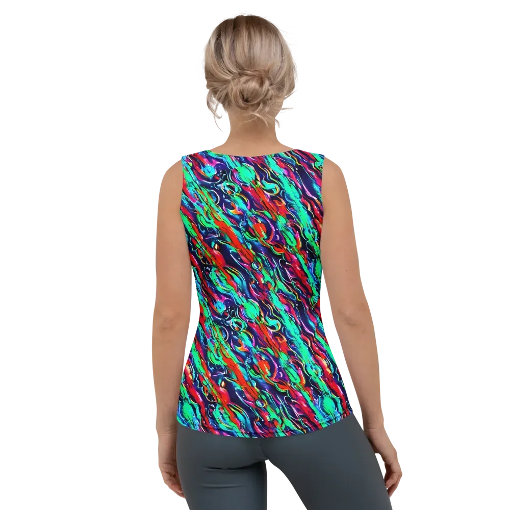 Afterglow Frenzy on Women's Tank Top — Back