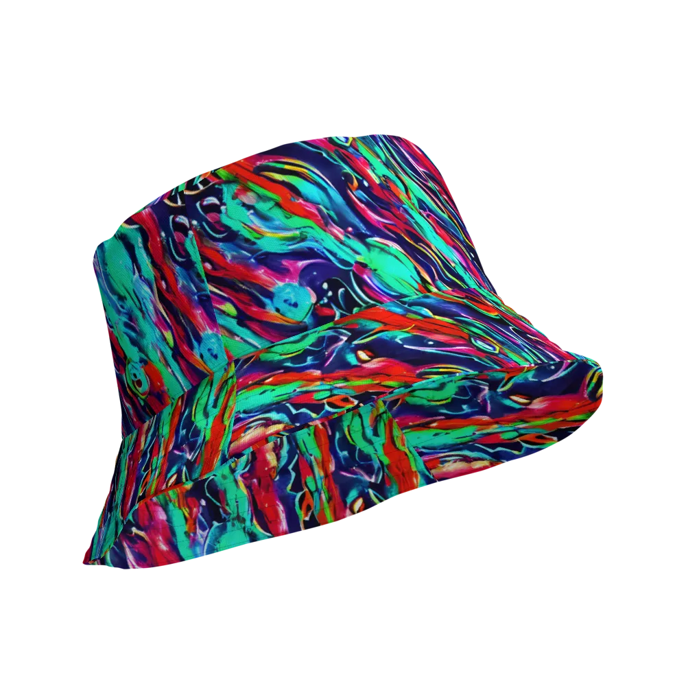 Afterglow Frenzy on Reversible Bucket Hat — Product details Outside