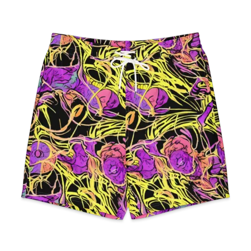 Midnight Tropics on a Men's Board Shorts