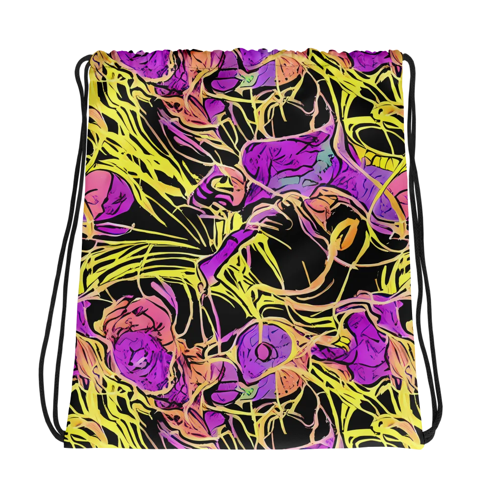 Midnight Tropics on Drawstring Bag — Photo