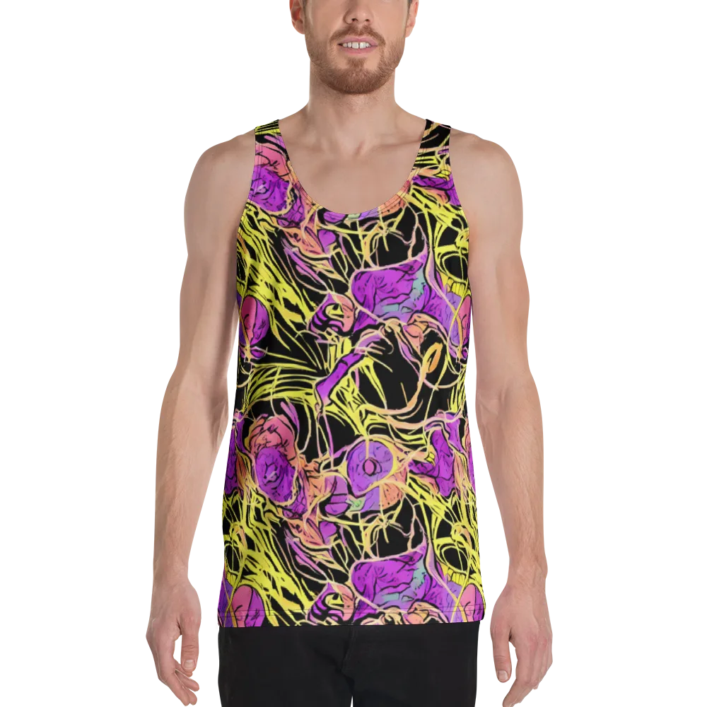 Midnight Tropics on Men's Tank Top — Front