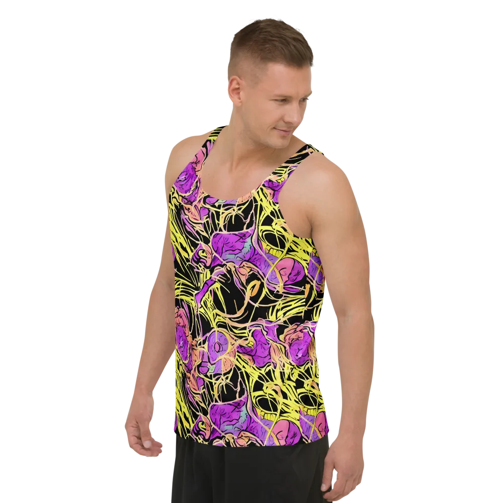 Midnight Tropics on Men's Tank Top — Left Front