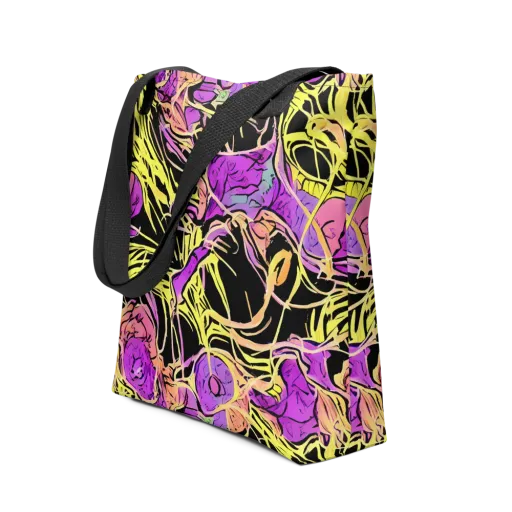 Midnight Tropics on a Tote Bag