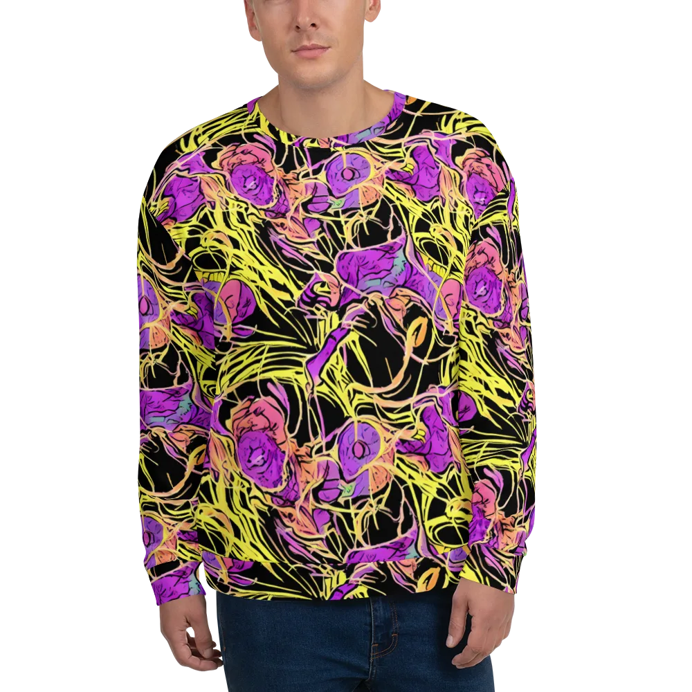 Midnight Tropics on Sweatshirt — Front