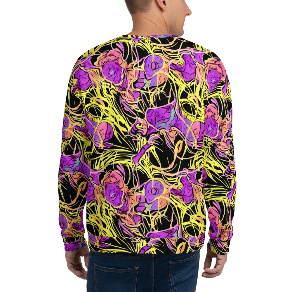 Midnight Tropics on Sweatshirt — Back