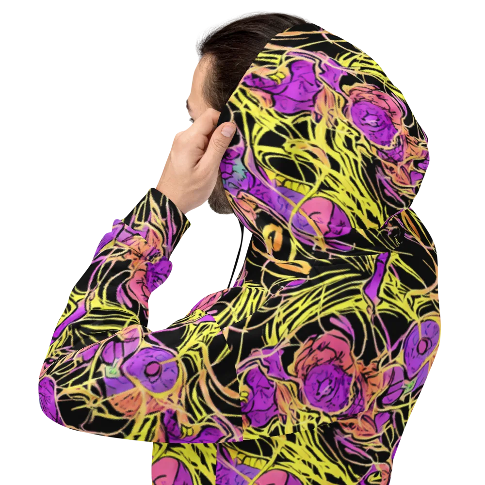 Midnight Tropics on Hoodie — Back