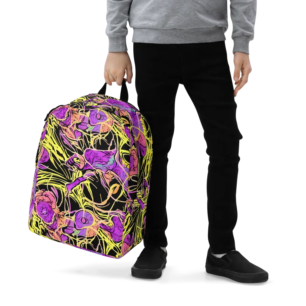 Midnight Tropics on Minimalist Backpack — Zoomed-in