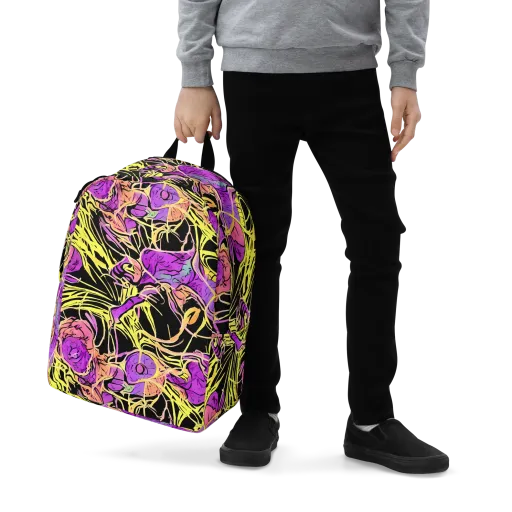 Midnight Tropics on a Minimalist Backpack