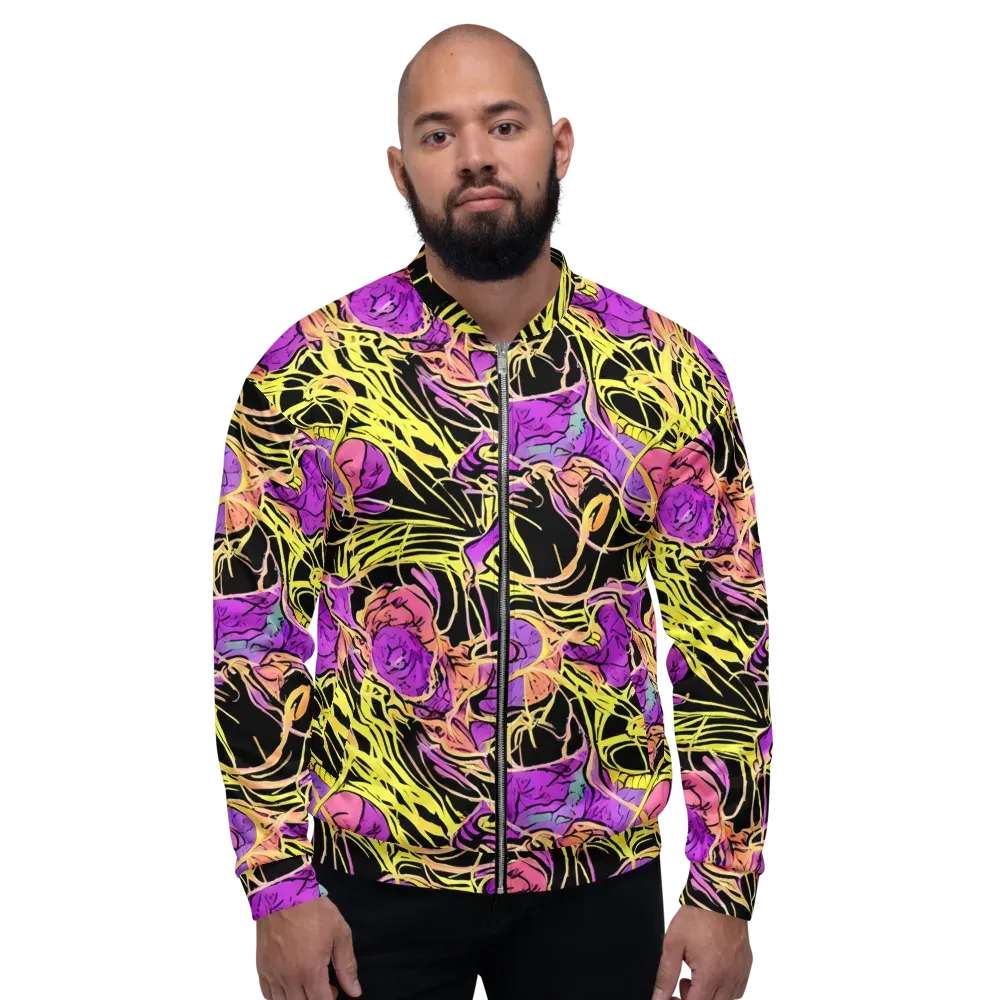 Midnight Tropics on Bomber Jacket — Front