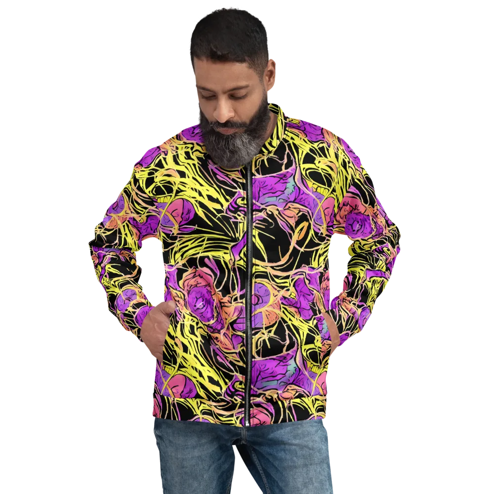 Midnight Tropics on Bomber Jacket — Front