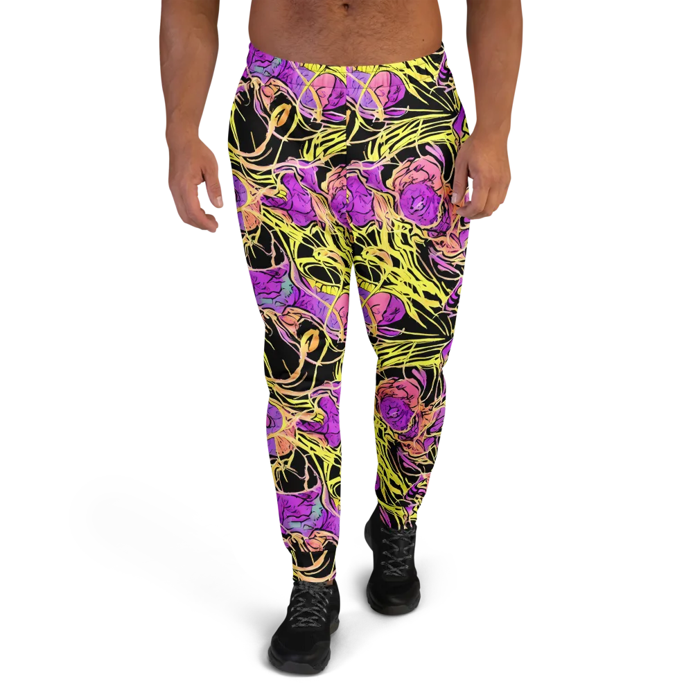 Midnight Tropics on Men's Joggers — Front