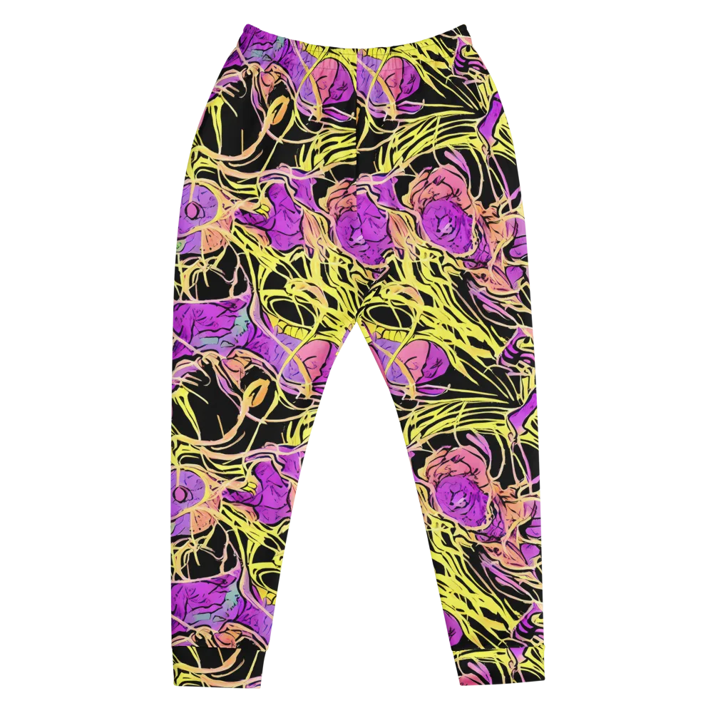Midnight Tropics on Men's Joggers — Front