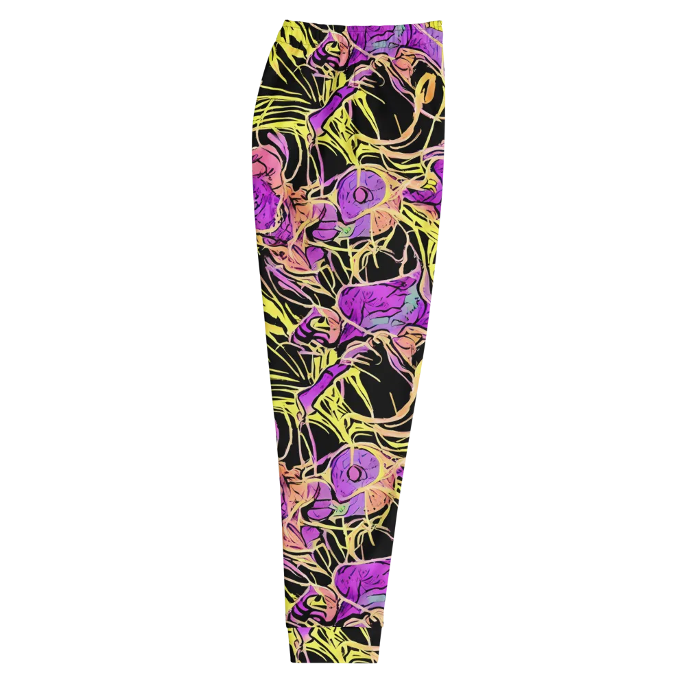 Midnight Tropics on Men's Joggers — Right