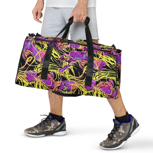 Midnight Tropics on a Duffle Bag