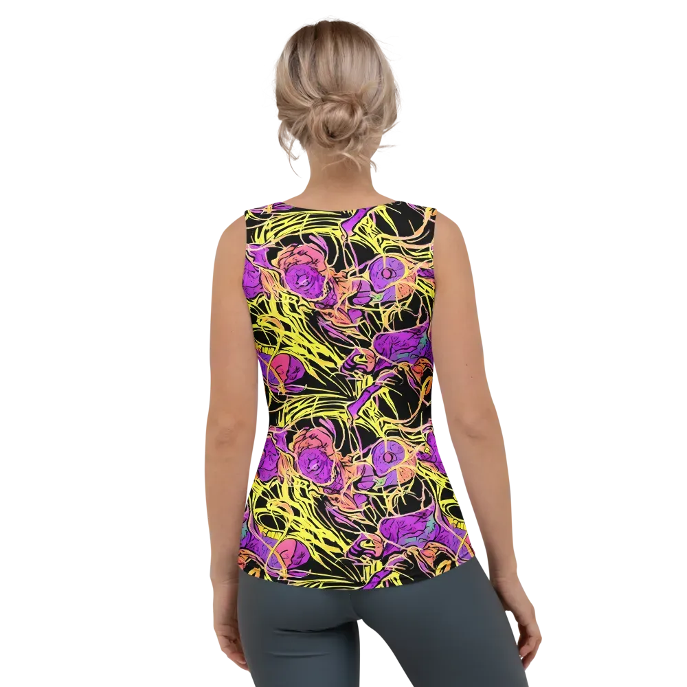 Midnight Tropics on Women's Tank Top — Back