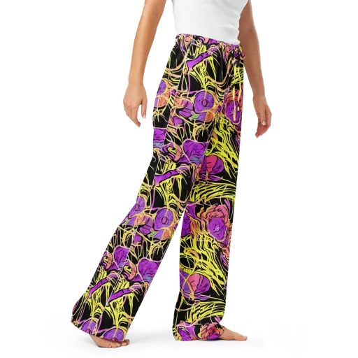 Midnight Tropics on a Women's Pajama Pants