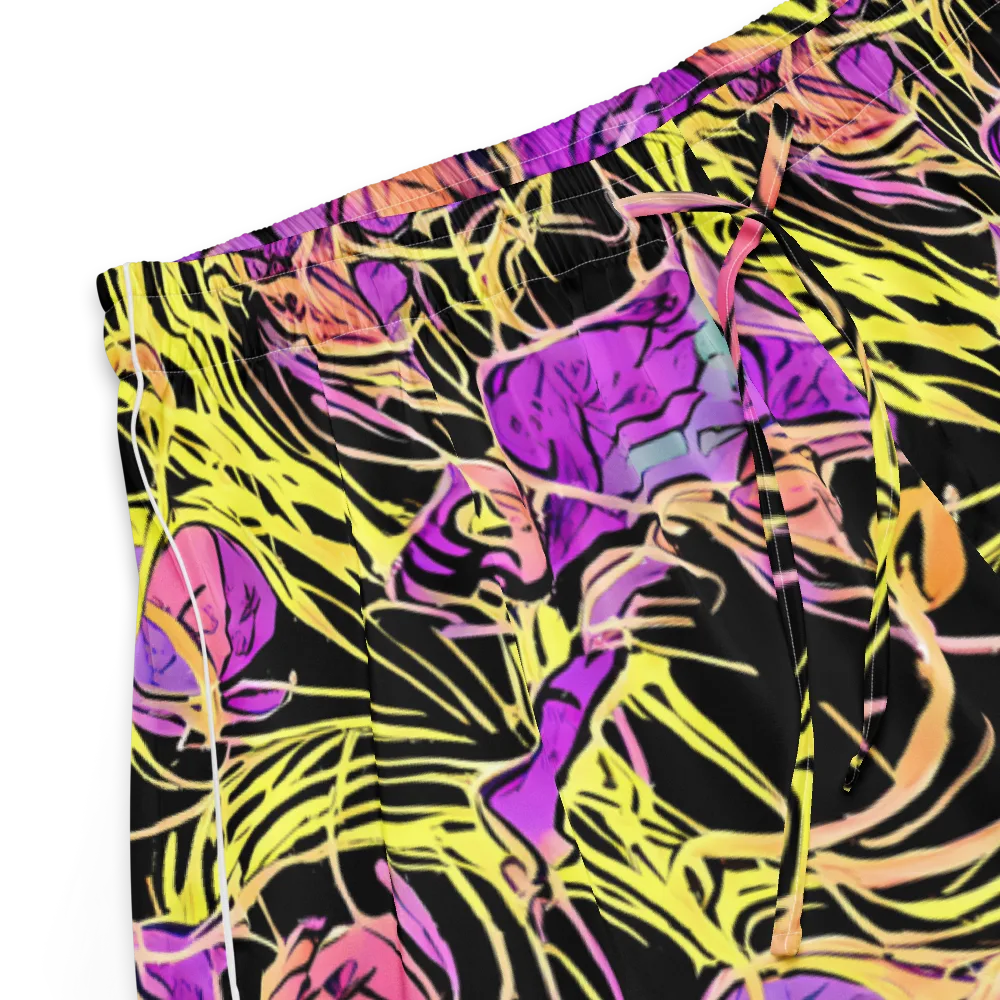 Midnight Tropics on Women's Pajama Shorts — Product details