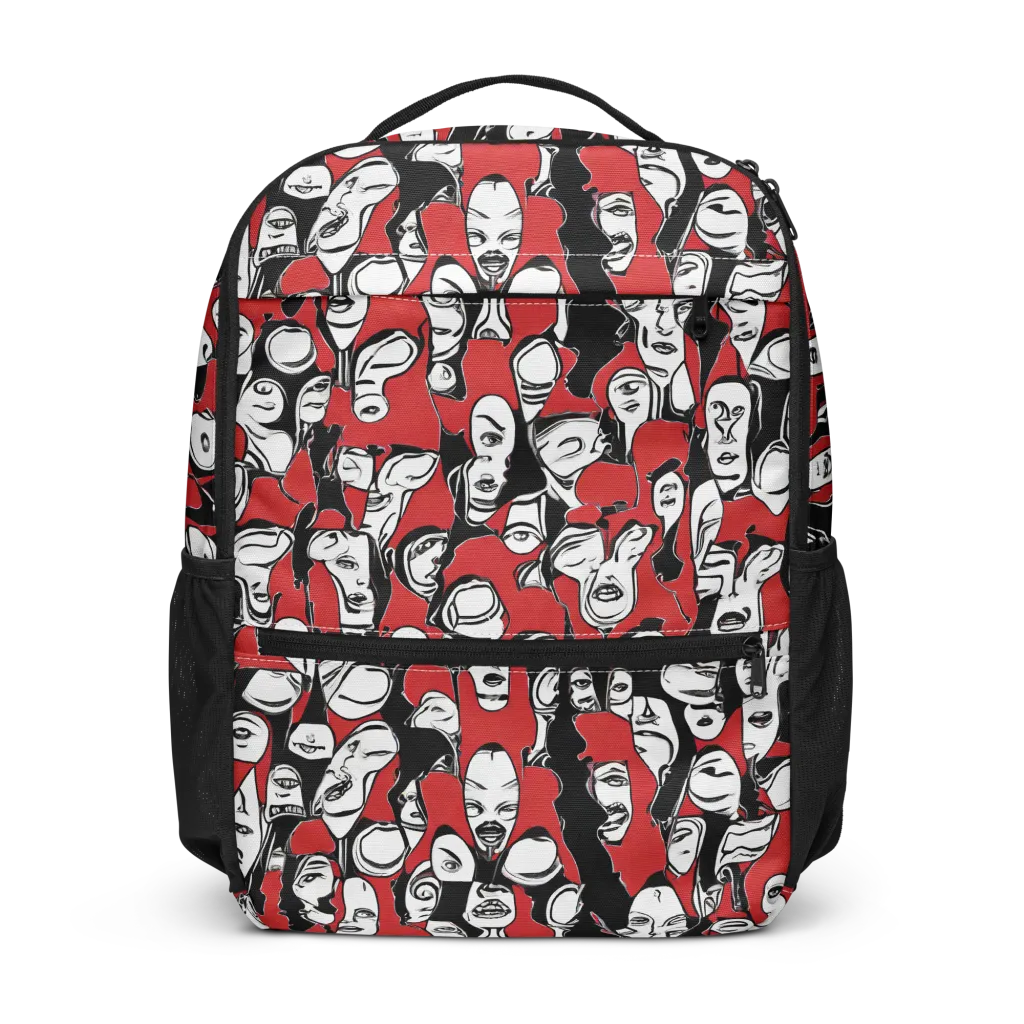Crimson Chorus on Utility Backpack — Front