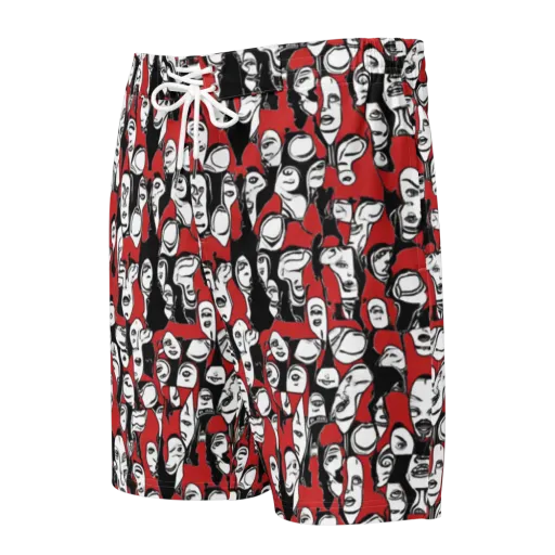 Crimson Chorus on a Men's Board Shorts
