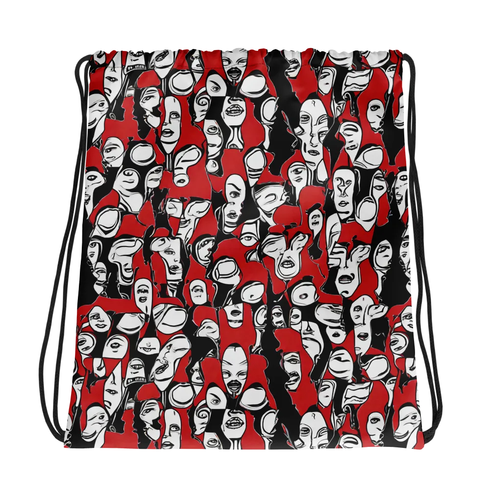Crimson Chorus on Drawstring Bag — Photo