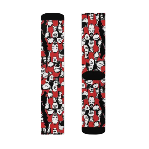 Crimson Chorus on a Socks