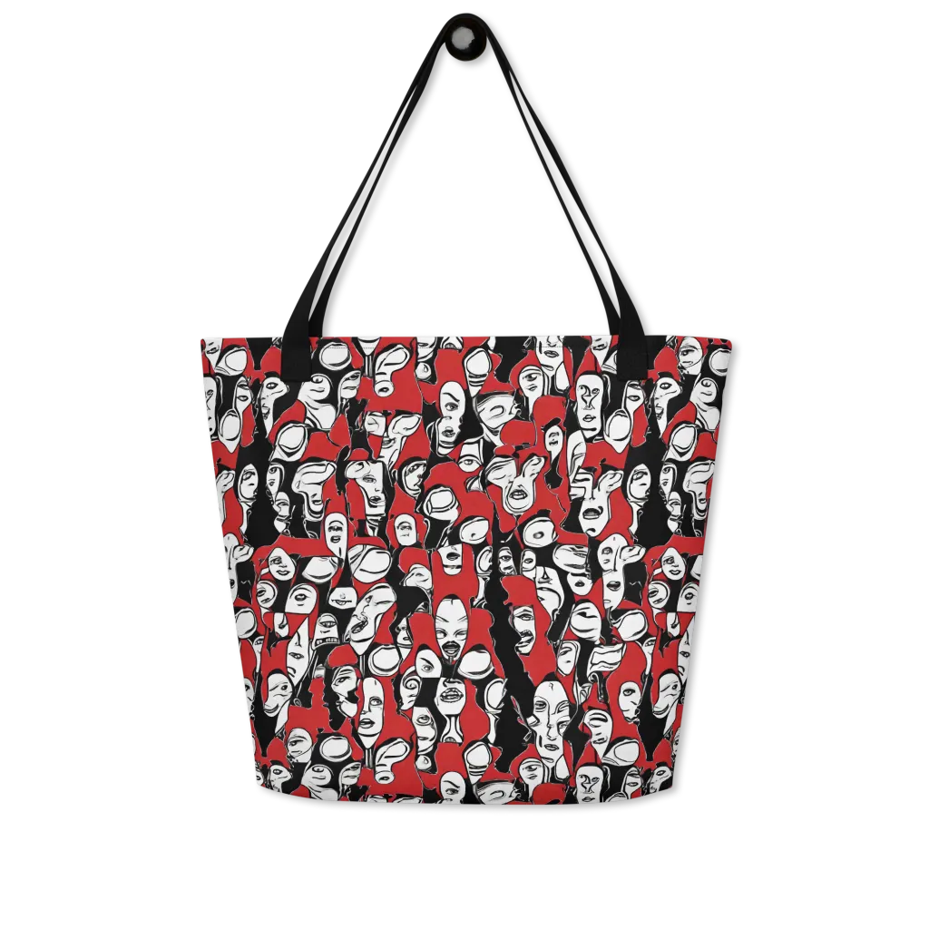 Crimson Chorus on Large Tote Bag W/ Pocket — Front