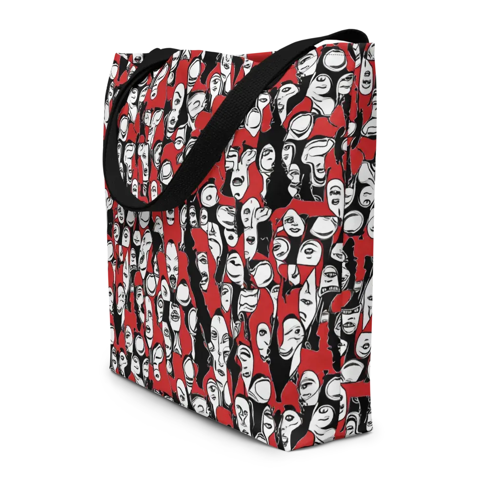Crimson Chorus on Large Tote Bag W/ Pocket — Front