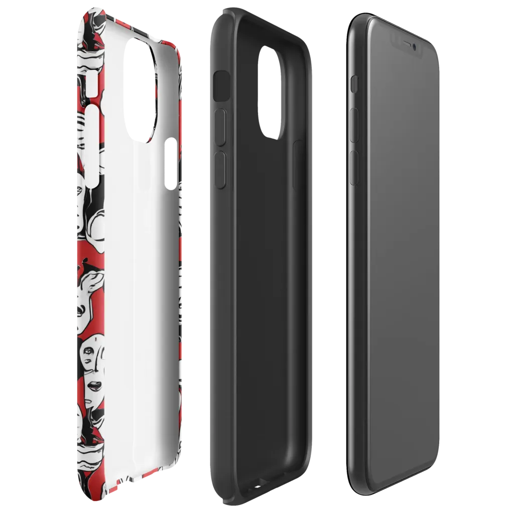 Crimson Chorus on Tough Case for iPhone® — Right