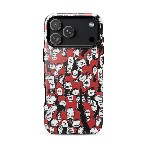 Crimson Chorus on a Tough Case for iPhone®