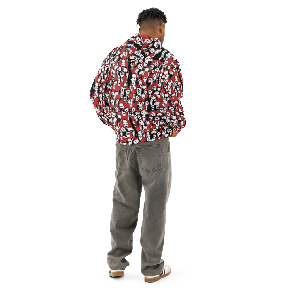 Crimson Chorus on Cotton Hoodie — Back
