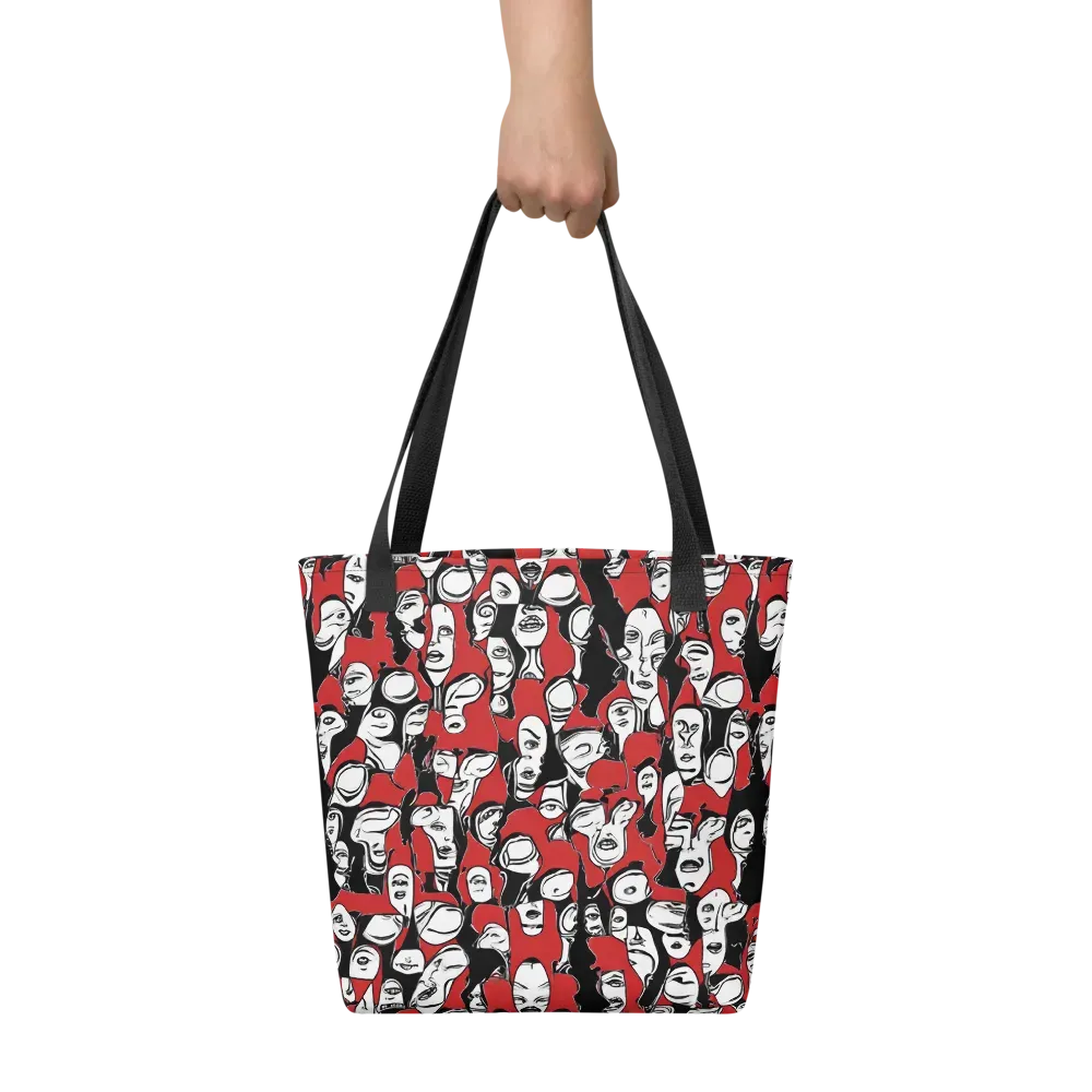 Crimson Chorus on Tote Bag — Front
