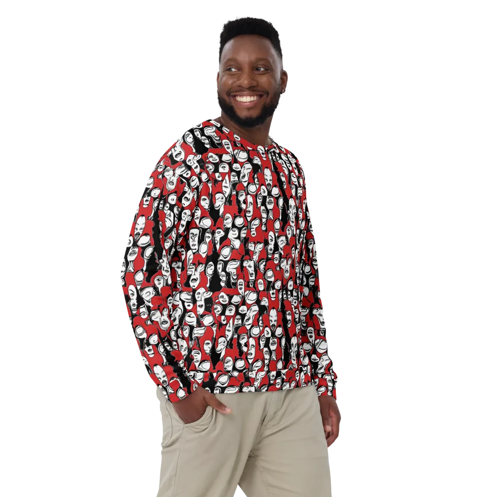 Crimson Chorus on Sweatshirt — Front