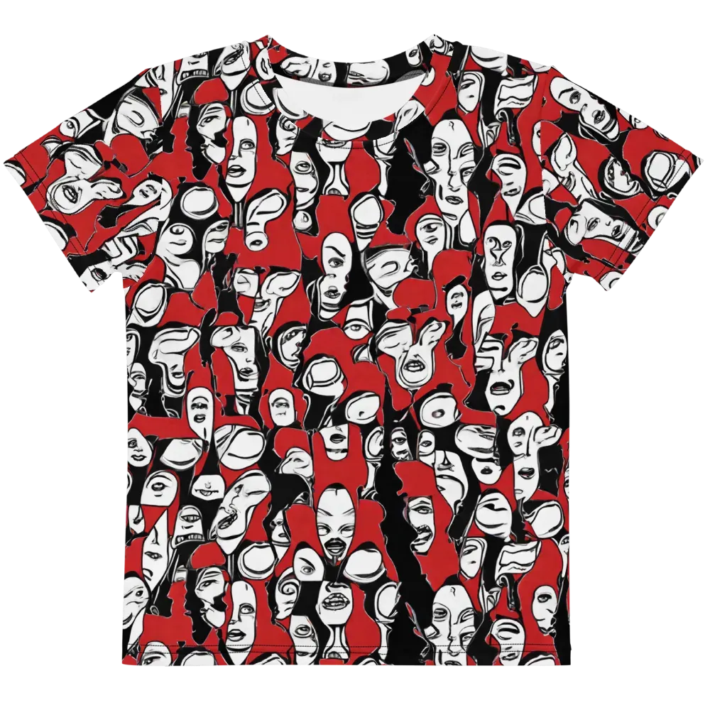 Crimson Chorus on Kids Crew Neck T-Shirt — Front