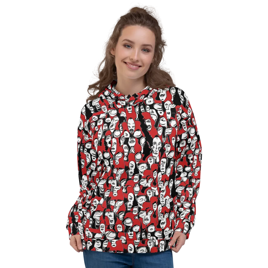 Crimson Chorus on Hoodie — Front