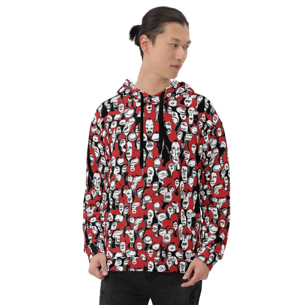 Crimson Chorus on Hoodie — Front