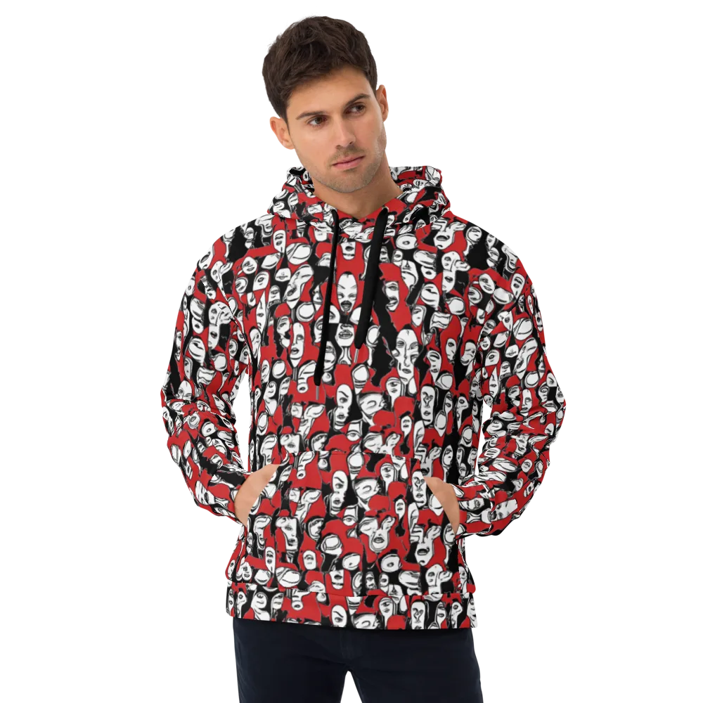 Crimson Chorus on Hoodie — Front