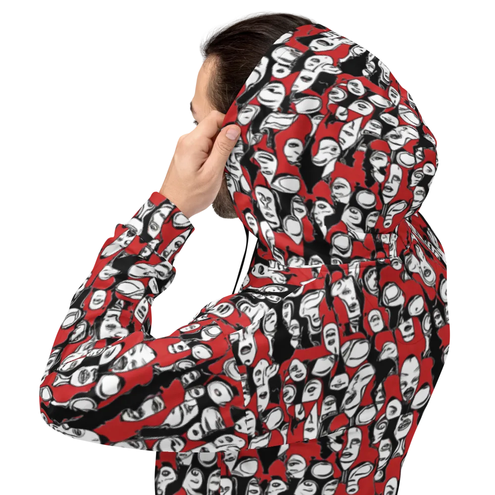 Crimson Chorus on Hoodie — Back