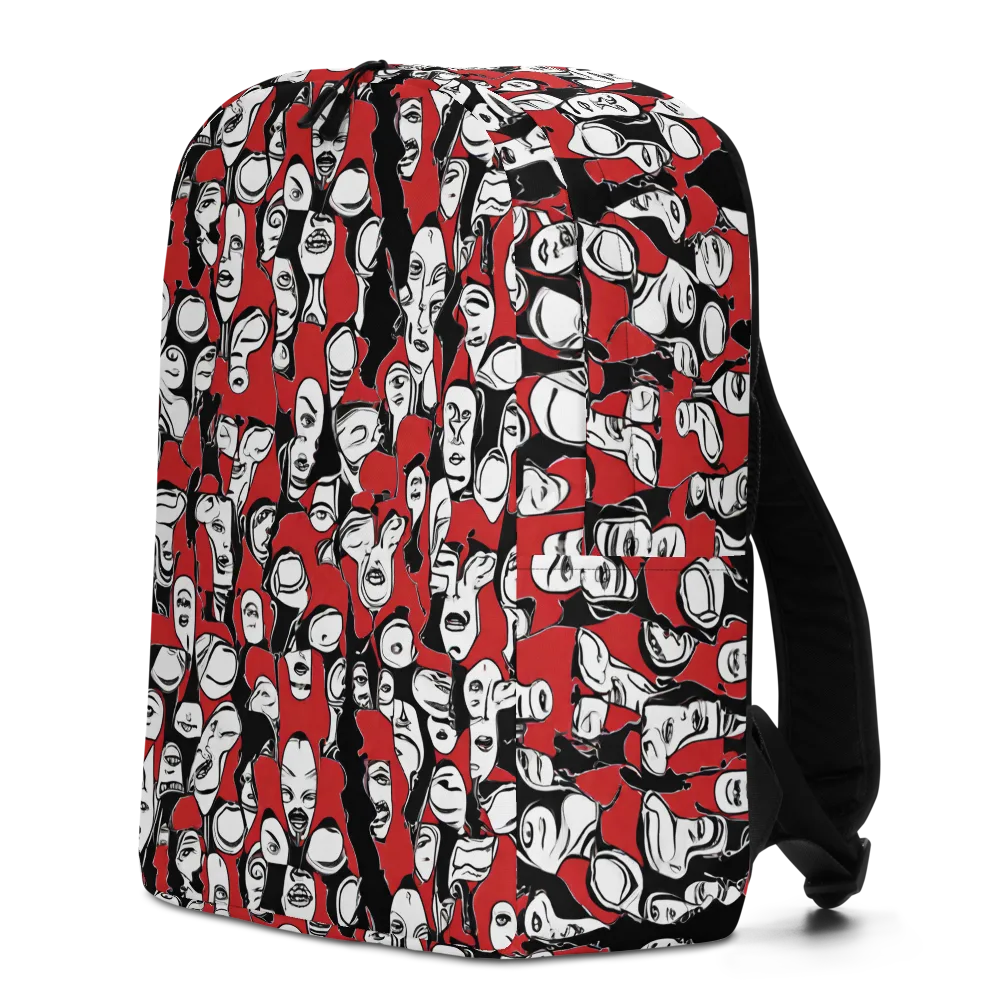 Crimson Chorus on Minimalist Backpack — Left