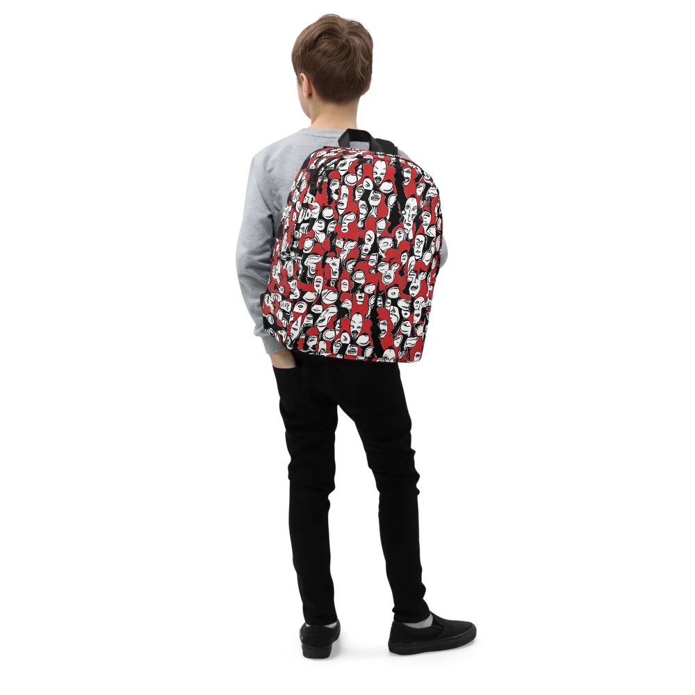Crimson Chorus on Minimalist Backpack — Right Front