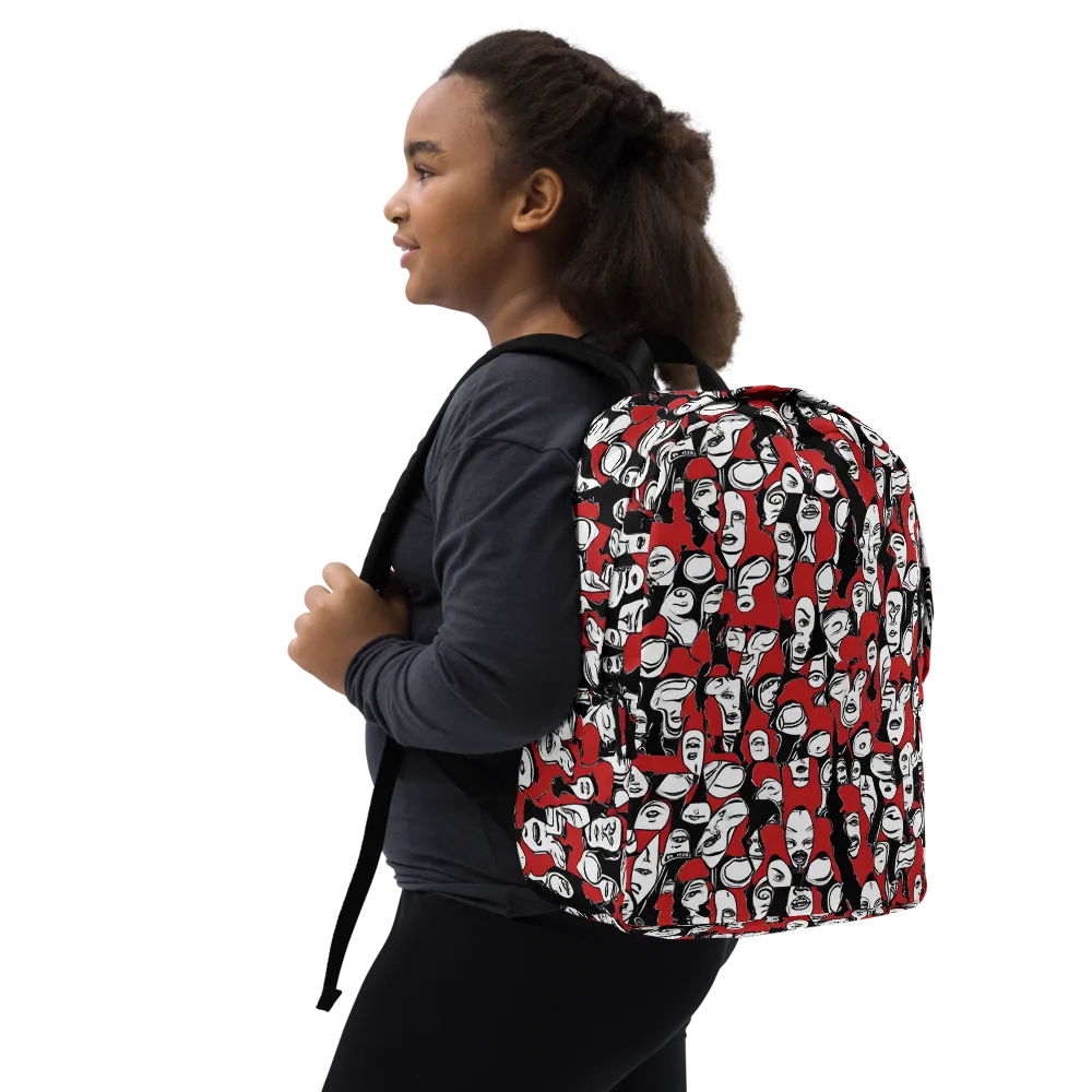 Crimson Chorus on Minimalist Backpack — Right Front