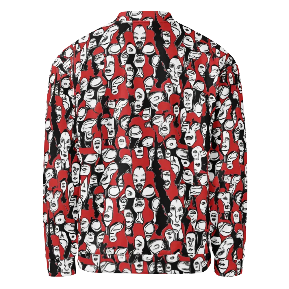 Crimson Chorus on Bomber Jacket — Back