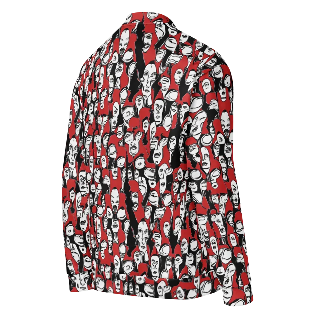 Crimson Chorus on Bomber Jacket — Right Back