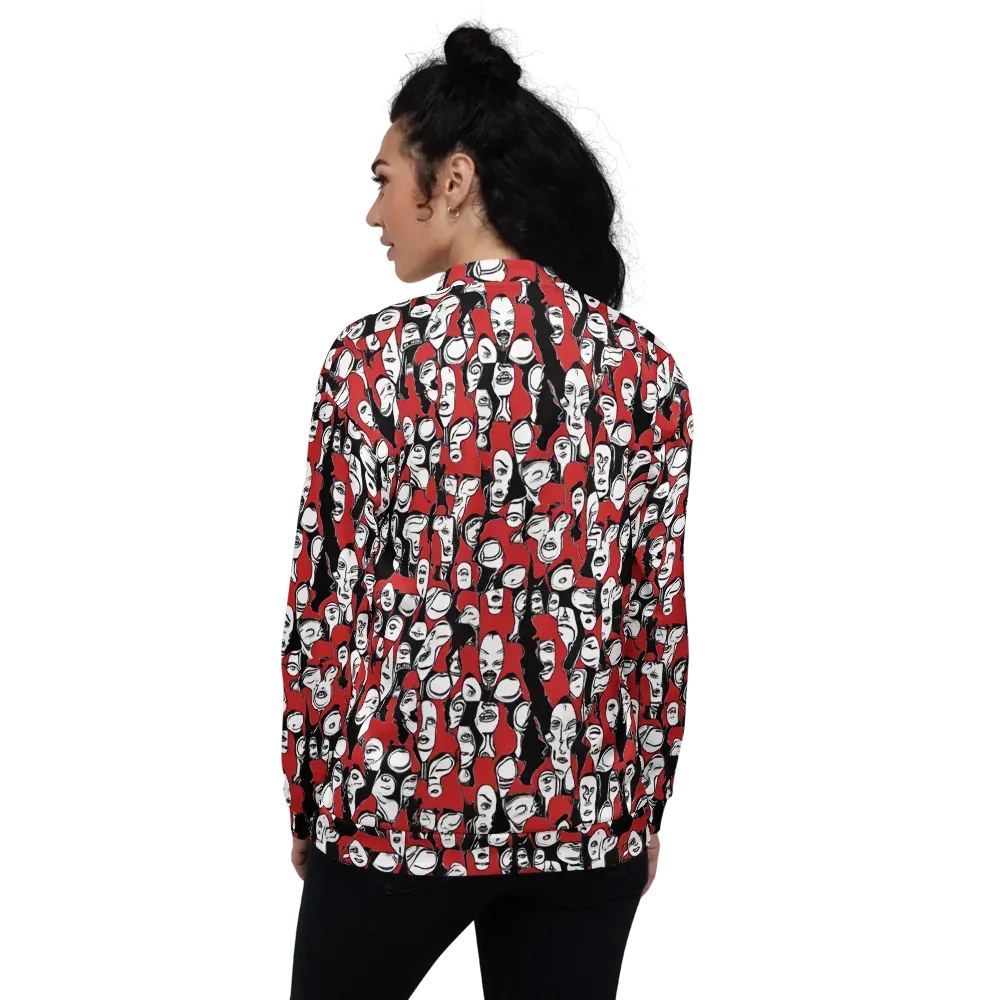 Crimson Chorus on Bomber Jacket — Back