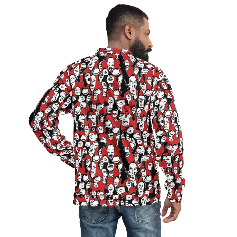 Crimson Chorus on Bomber Jacket — Back