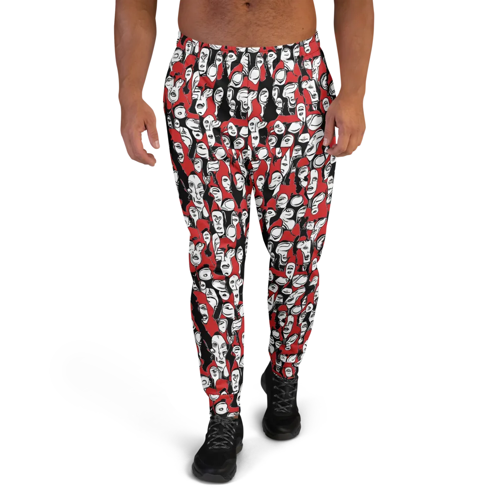 Crimson Chorus on Men's Joggers — Front