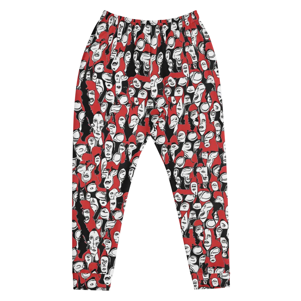 Crimson Chorus on Men's Joggers — Front