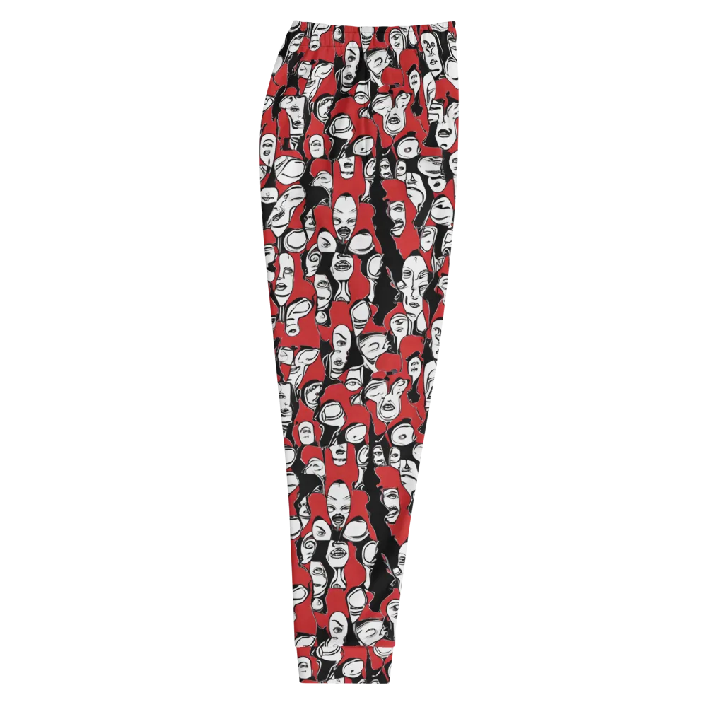Crimson Chorus on Men's Joggers — Right